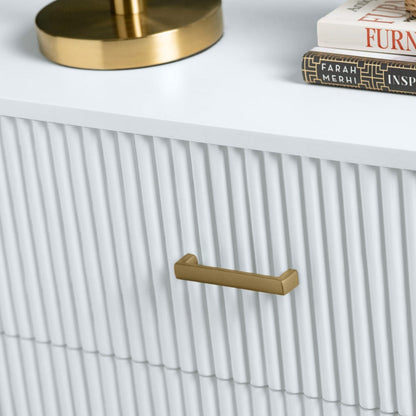 Crestview Collection - Astoria White White Solid Wood 3 Drawer Accent Chest - CVFDR1302 view 5