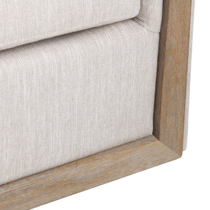 Crestview Collection - Beige Swivel Accent Arm Chair with Brown Solid Wood Frame - CVFZR5135 view 3