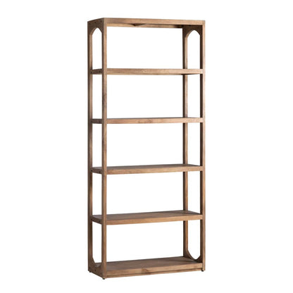 Crestview Collection - Bengal Manor Apollo 84 in. Brown Solid Wood 5 Shelf Etagere - CVFNR4412 view 1