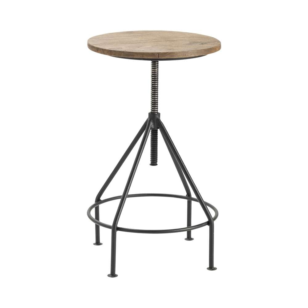 Crestview Collection - Bengal Manor Mango Wood and Metal Barstools - CVFNR491 veiw 1