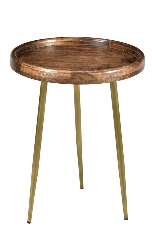 Crestview Collection - Bengal Manor Mango Wood Tray Top Accent Table - CVFNR688 veiw 1