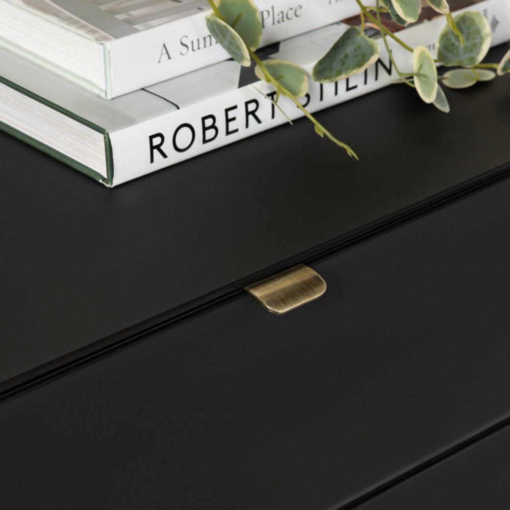 Crestview Collection - Black Metal 3 Drawer Accent Chest - CVFZR6195 view 5