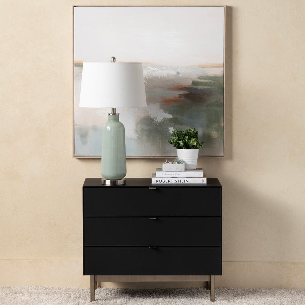 Crestview Collection - Black Metal 3 Drawer Accent Chest - CVFZR6195 view 6
