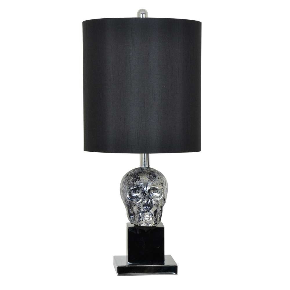 Crestview Collection - Black Skull Table Lamp (Set of 2) - CVAVP470 veiw 1