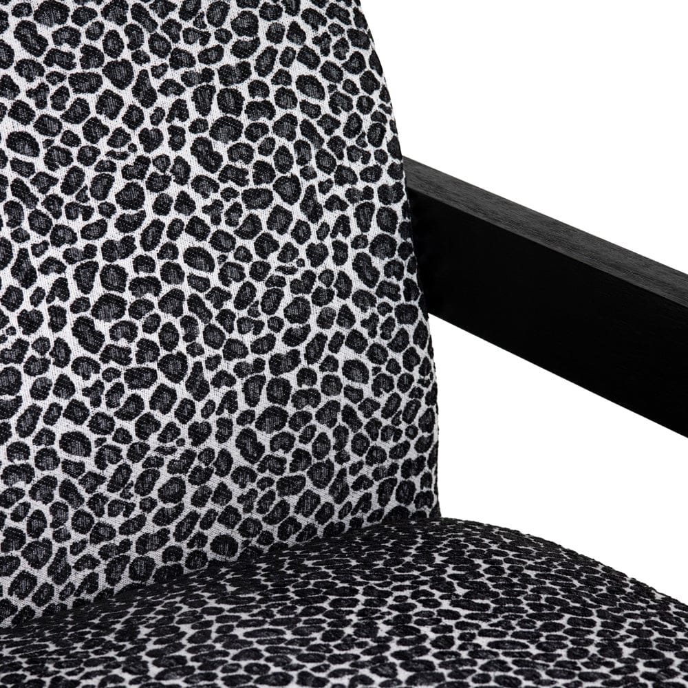 Crestview Collection - Black Swivel Accent Arm Chair with Black Solid Wood Frame - CVFZR5138 view 3