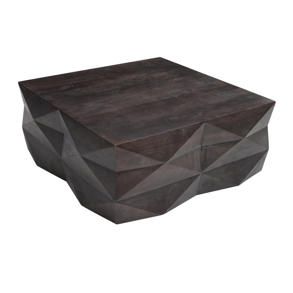 Crestview Collection - Brenner Brown Solid Wood Rectangle Coffee Table / Cocktail Table - CVFNR5227 view 1