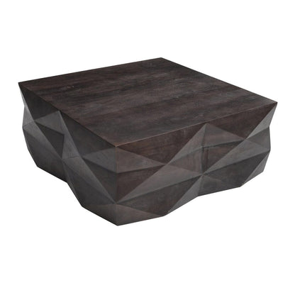 Crestview Collection - Brenner Brown Solid Wood Rectangle Coffee Table / Cocktail Table - CVFNR5227 view 1