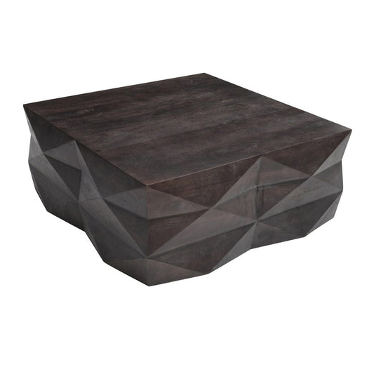 Crestview Collection - Brenner Brown Solid Wood Rectangle Coffee Table / Cocktail Table - CVFNR5227 view 1