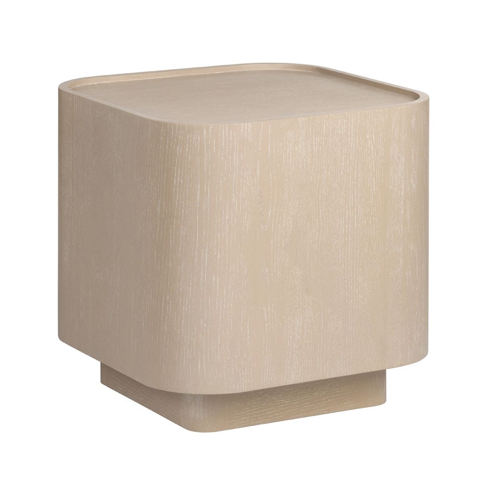 Crestview Collection - Bristol Square Tan Solid Wood Accent End Table - CVFDR1203 view 1
