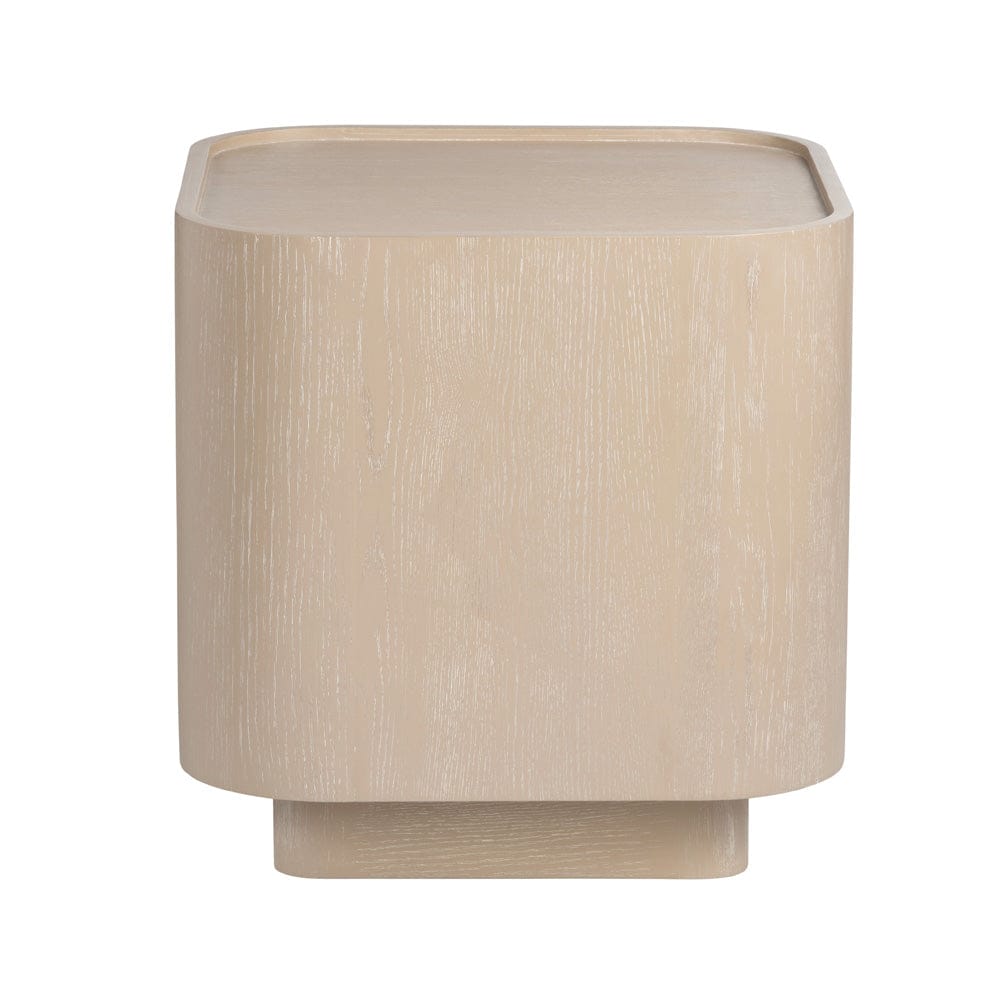 Crestview Collection - Bristol Square Tan Solid Wood Accent End Table - CVFDR1203 view 2