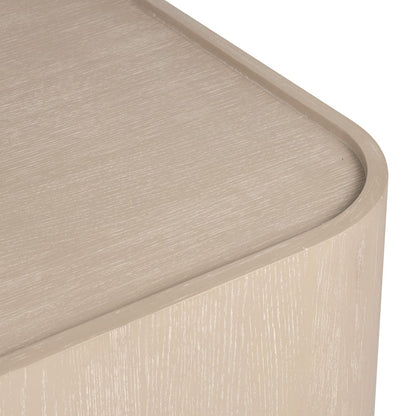 Crestview Collection - Bristol Square Tan Solid Wood Accent End Table - CVFDR1203 view 3