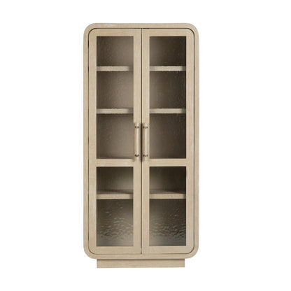 Crestview Collection - Bristol Tan Solid Wood 2 Door Accent Cabinet - CVFDR1212 view 2