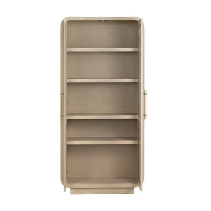 Crestview Collection - Bristol Tan Solid Wood 2 Door Accent Cabinet - CVFDR1212 view 3