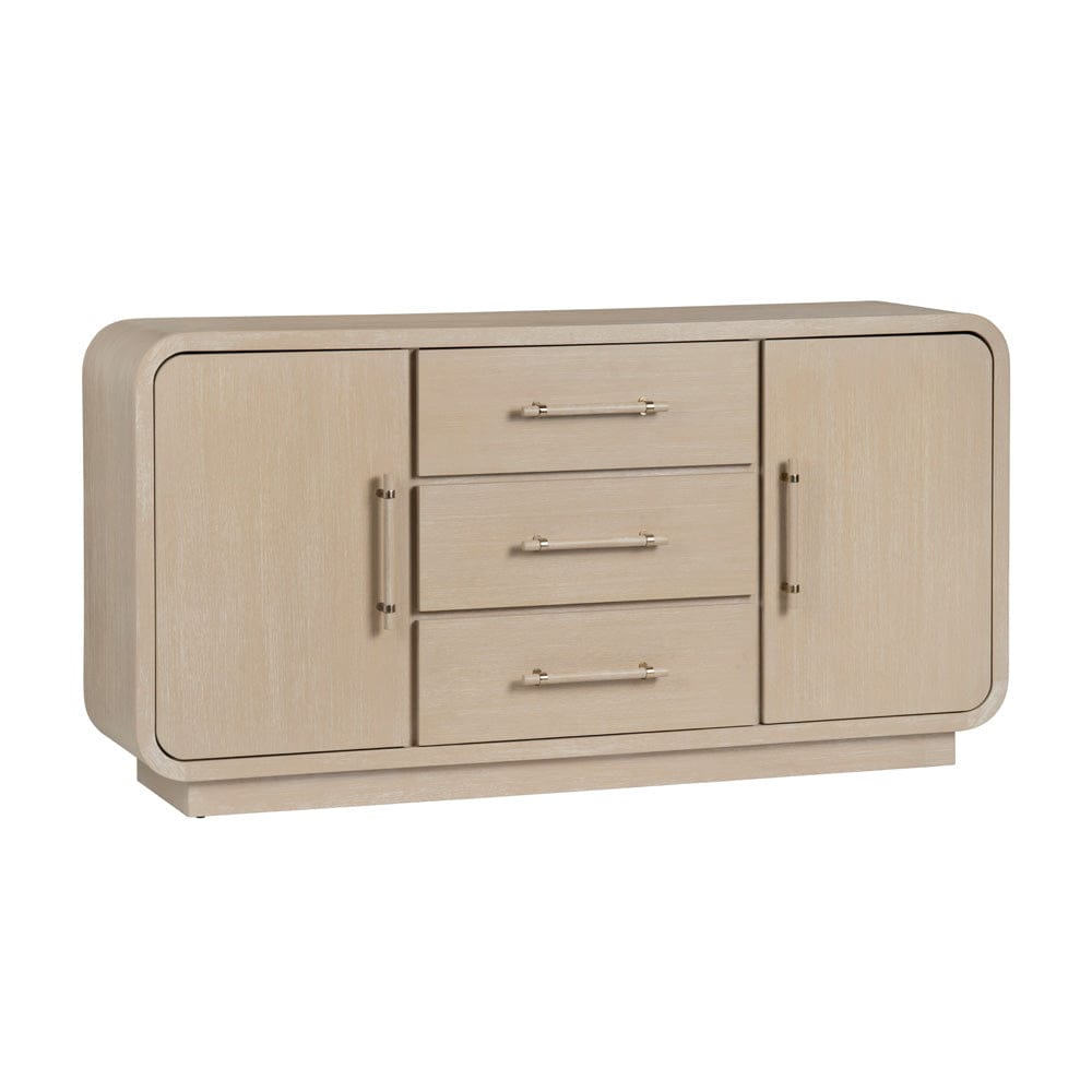 Crestview Collection - Bristol Tan Solid Wood 3 Drawer 2 Door Sideboard - CVFDR1210 view 1