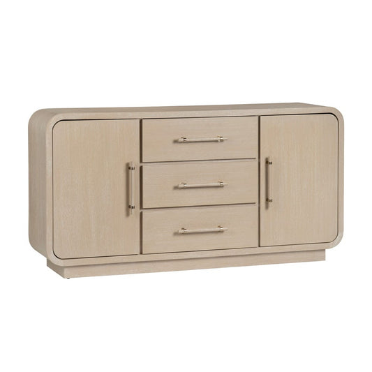 Crestview Collection - Bristol Tan Solid Wood 3 Drawer 2 Door Sideboard - CVFDR1210 view 1