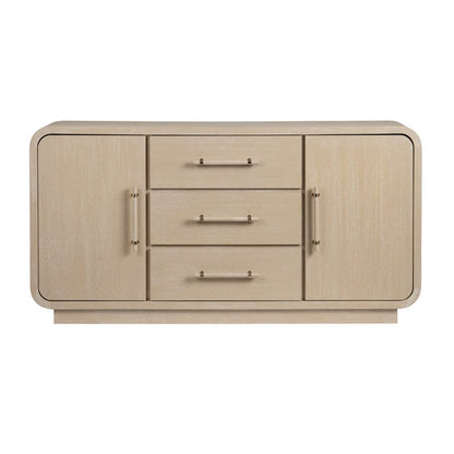 Crestview Collection - Bristol Tan Solid Wood 3 Drawer 2 Door Sideboard - CVFDR1210 view 2