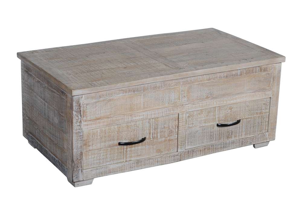 Crestview Collection - Brogden 2 Drawer Rectangle Cocktail Table - CVFNR831 veiw 1