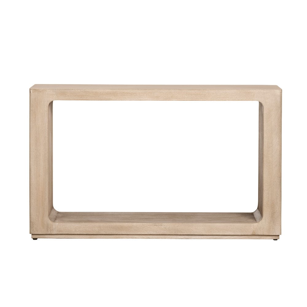 Crestview Collection - Brooklyn 54 in. Cream Solid Wood Accent Console Sofa Table - CVFNR4832 view 2