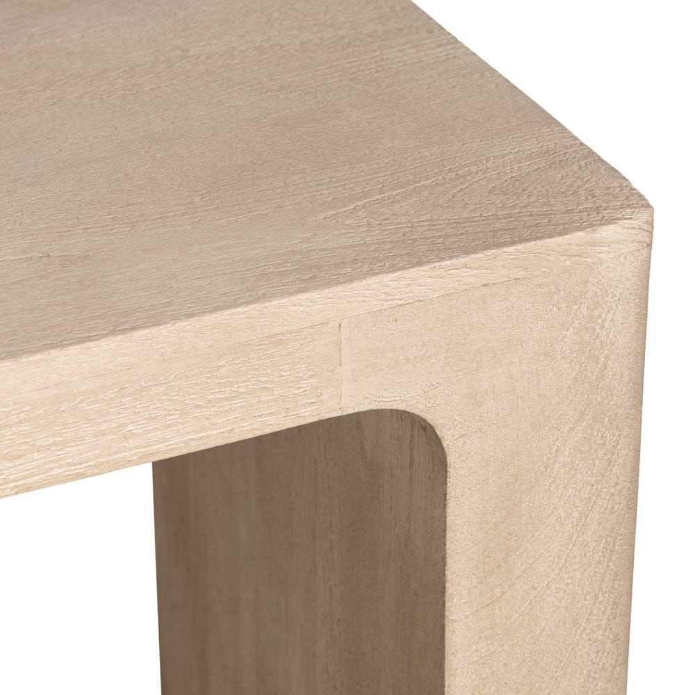 Crestview Collection - Brooklyn 54 in. Cream Solid Wood Accent Console Sofa Table - CVFNR4832 view 3