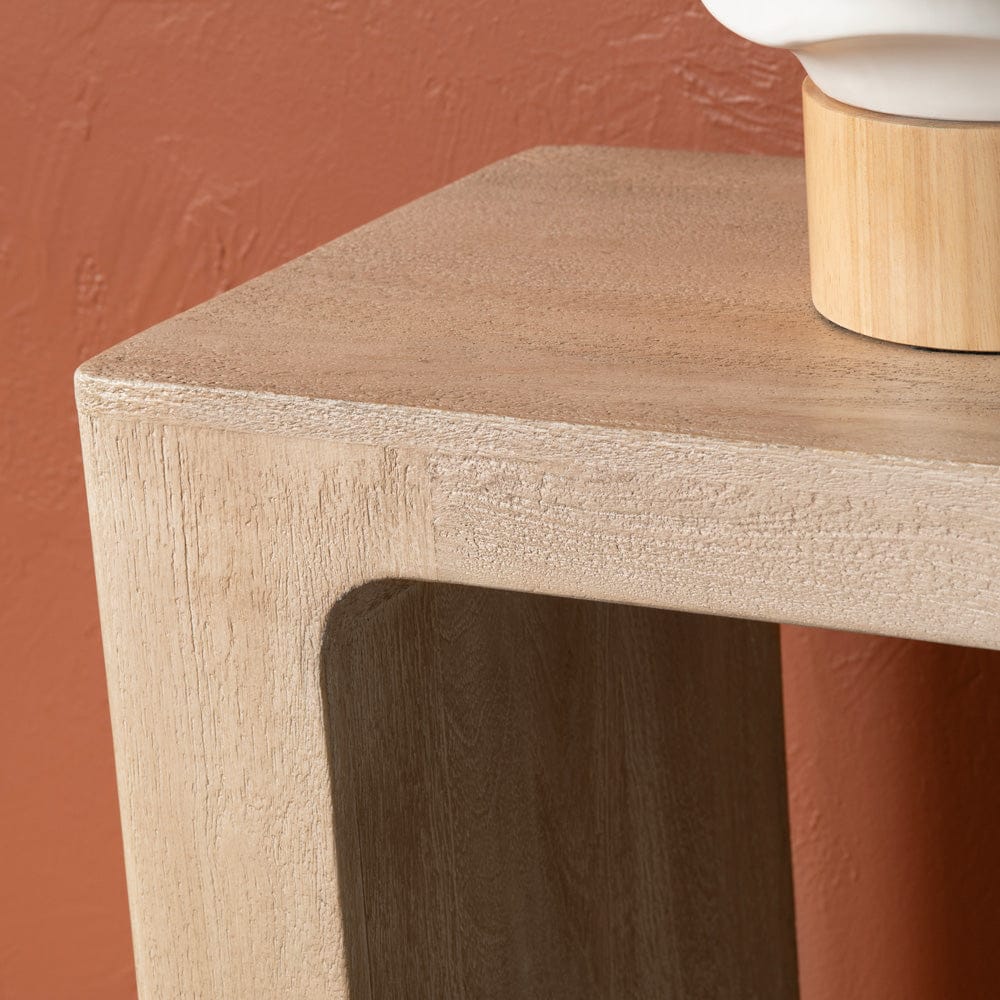 Crestview Collection - Brooklyn 54 in. Cream Solid Wood Accent Console Sofa Table - CVFNR4832 view 4