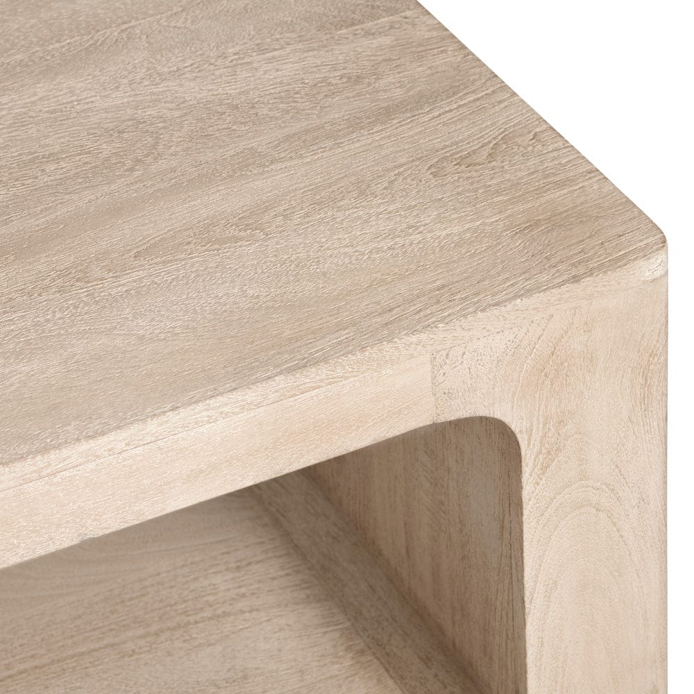 Crestview Collection - Brooklyn Cream Solid Wood Rectangle Coffee Table / Cocktail Table - CVFNR4830 view 3