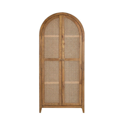 Crestview Collection - Brown Solid Wood 2 Door Accent Cabinet - CVFDR1301 view 2