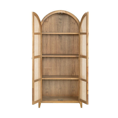 Crestview Collection - Brown Solid Wood 2 Door Accent Cabinet - CVFDR1301 view 3
