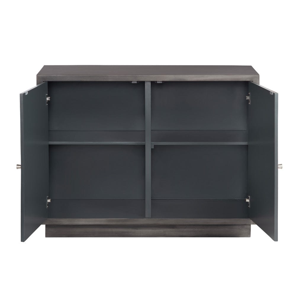Crestview Collection - Brown Solid Wood 2 Door Accent Cabinet - CVFNR5233 view 4