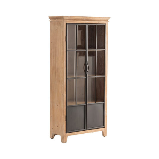 Crestview Collection - Brown Solid Wood 2 Door Accent Cabinet - CVFZR6112 view 1