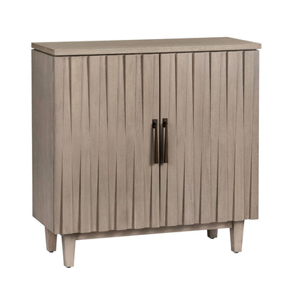 Crestview Collection - Butler Tan Solid Wood 2 Door Accent Cabinet - CVFDR1223 view 1