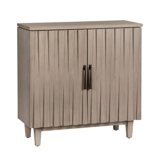 Crestview Collection - Butler Tan Solid Wood 2 Door Accent Cabinet - CVFDR1223 view 1