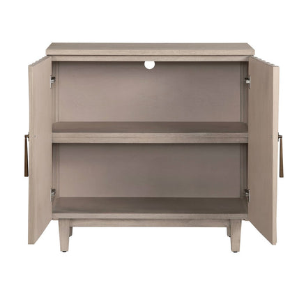 Crestview Collection - Butler Tan Solid Wood 2 Door Accent Cabinet - CVFDR1223 view 3