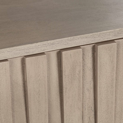 Crestview Collection - Butler Tan Solid Wood 2 Door Accent Cabinet - CVFDR1223 view 4