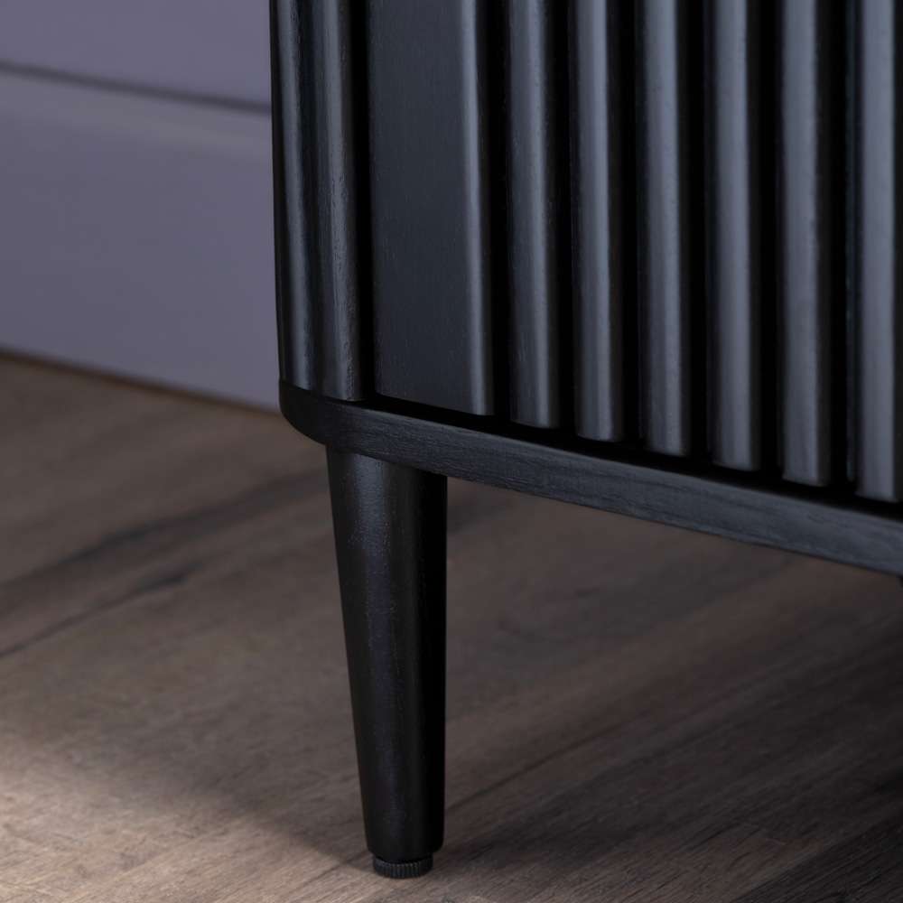 Crestview Collection - Camden Black Two Door Cabinet - CVFDR1040 veiw 5