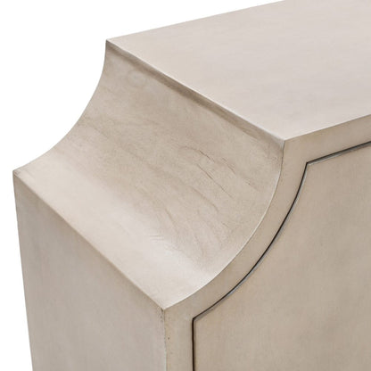 Crestview Collection - Capital 80 in. Cream Solid Wood 4 Door Media Credenza / Sideboard - CVFNR4819 view 4