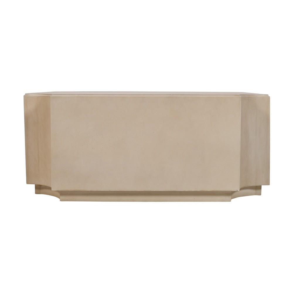 Crestview Collection - Capital Beige Solid Wood Square Coffee Table / Cocktail Table - CVFNR4820 view 3