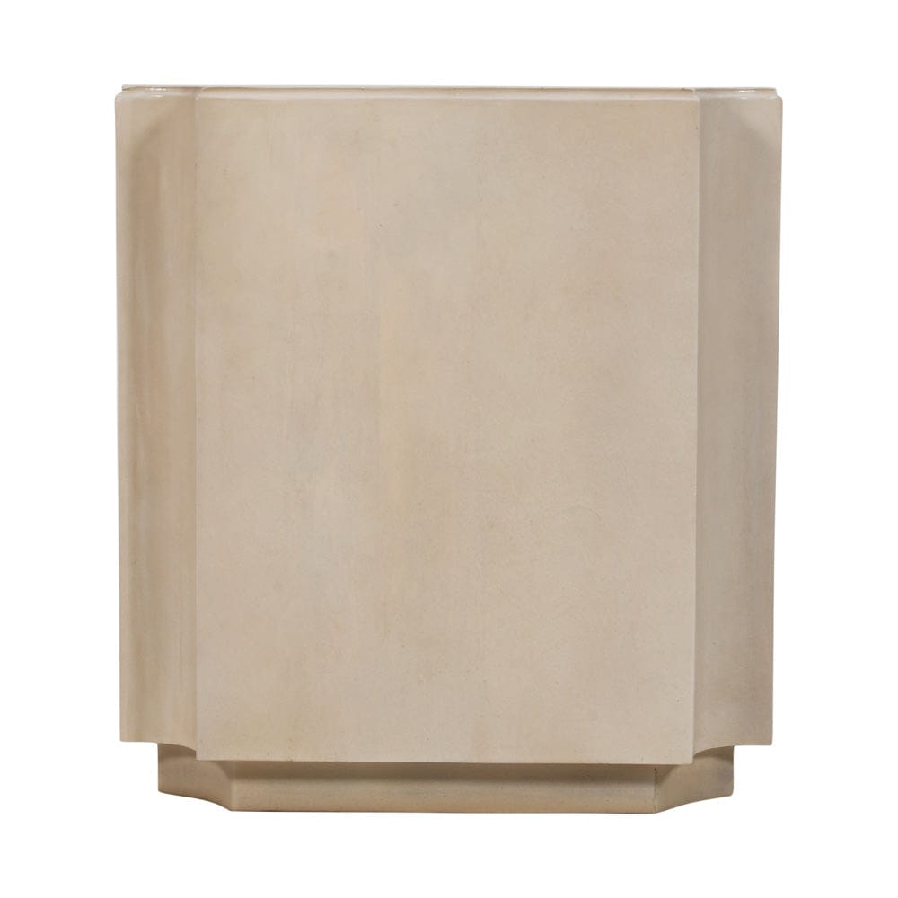 Crestview Collection - Capital Square Beige Solid Wood Accent End Table - CVFNR4821 view 2