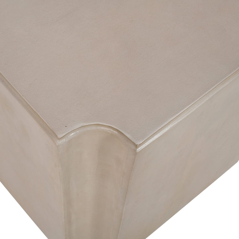 Crestview Collection - Capital Square Beige Solid Wood Accent End Table - CVFNR4821 view 4