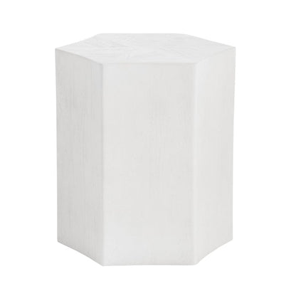 Crestview Collection - Caspian Free Form White Solid Wood Accent End Table - CVFNR4518 view 1