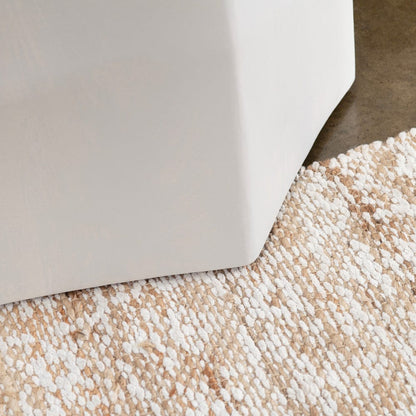 Crestview Collection - Caspian Free Form White Solid Wood Accent End Table - CVFNR4518 view 3