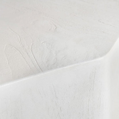 Crestview Collection - Caspian White Solid Wood Free Form Coffee Table / Cocktail Table - CVFNR4517 view 2