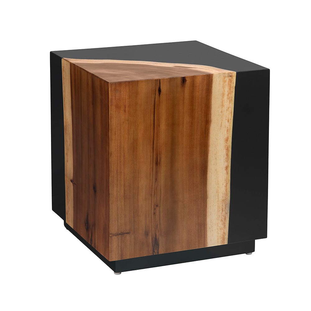 Crestview Collection - Cavallo Square Black Solid Wood Accent End Table - CVFDR1338 view 1