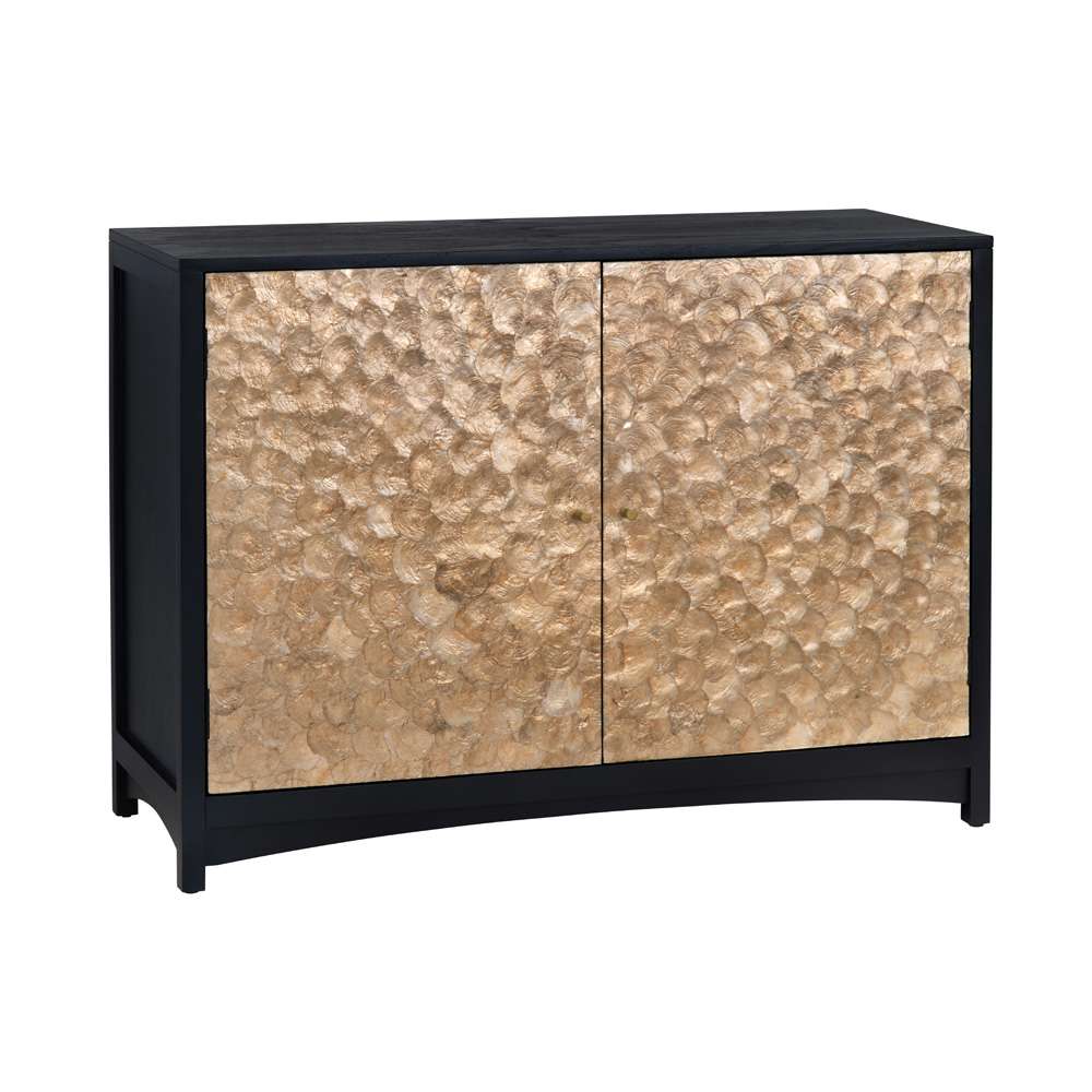 Crestview Collection - Cayman Capiz Shell 2 Door Cabinet - CVFDR1026 veiw 1
