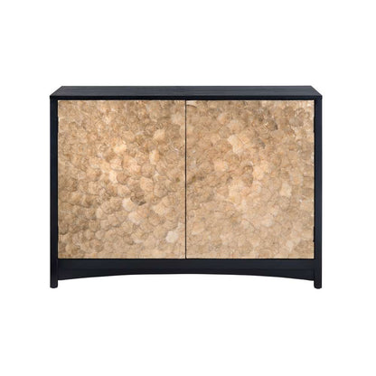 Crestview Collection - Cayman Capiz Shell 2 Door Cabinet - CVFDR1026 veiw 2