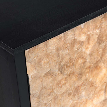 Crestview Collection - Cayman Capiz Shell 2 Door Cabinet - CVFDR1026 veiw 4