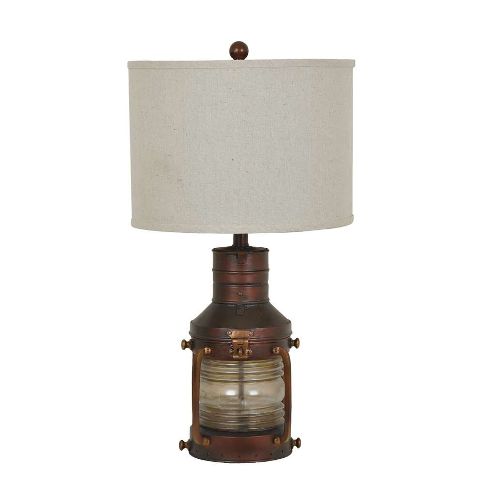 Crestview Collection - Copper Lantern Table Lamp - CVABS964 veiw 1