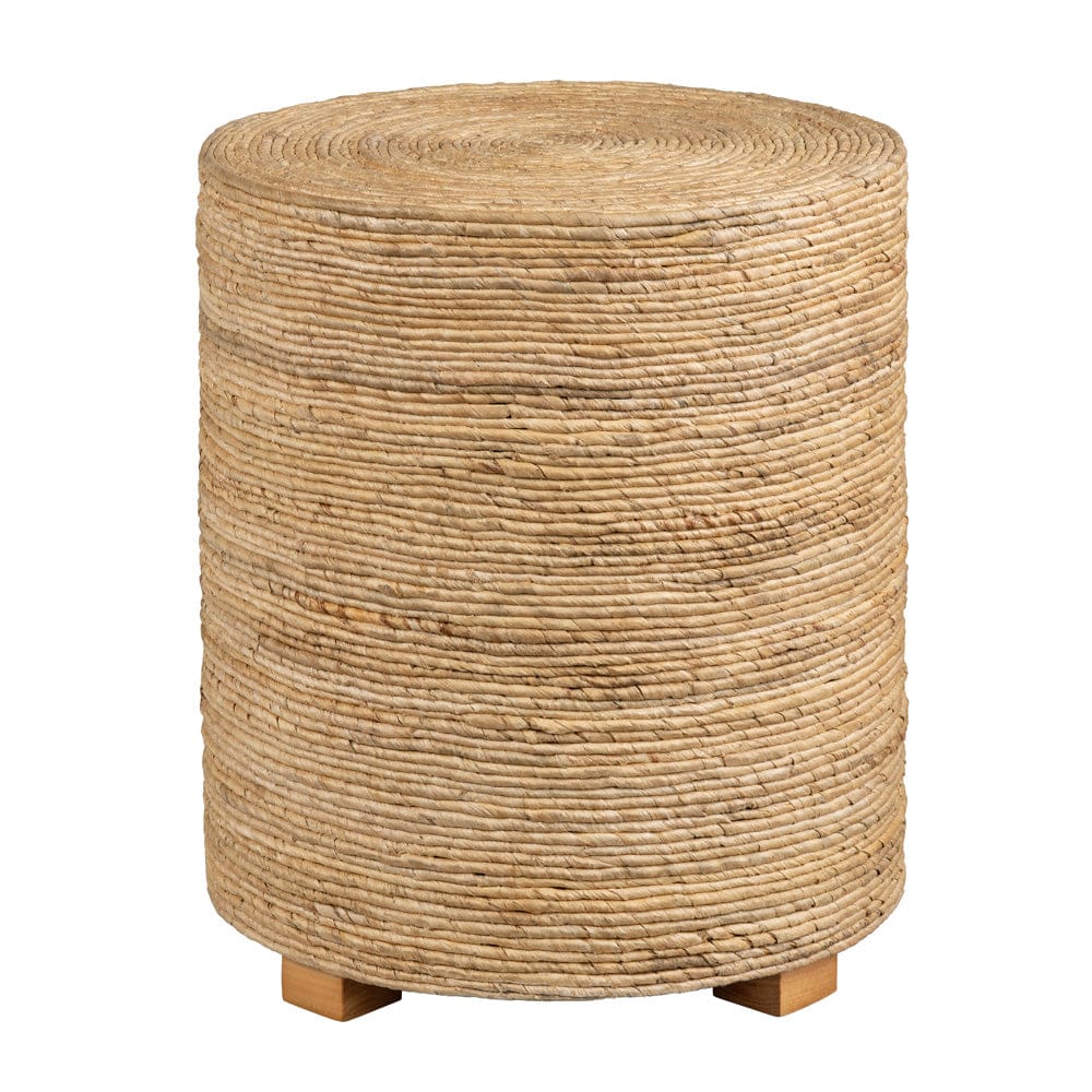 Crestview Collection - Costa Rica Round Tan Solid Wood Accent End Table - CVFDR1021 view 1