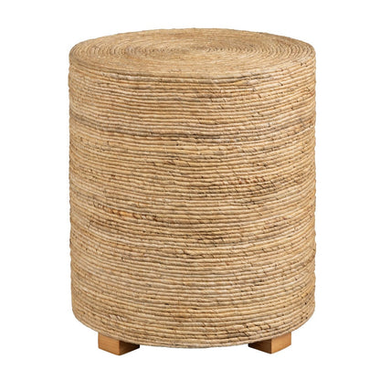 Crestview Collection - Costa Rica Round Tan Solid Wood Accent End Table - CVFDR1021 view 1