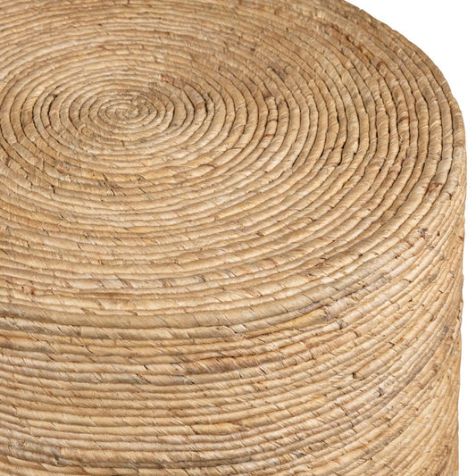 Crestview Collection - Costa Rica Round Tan Solid Wood Accent End Table - CVFDR1021 view 2