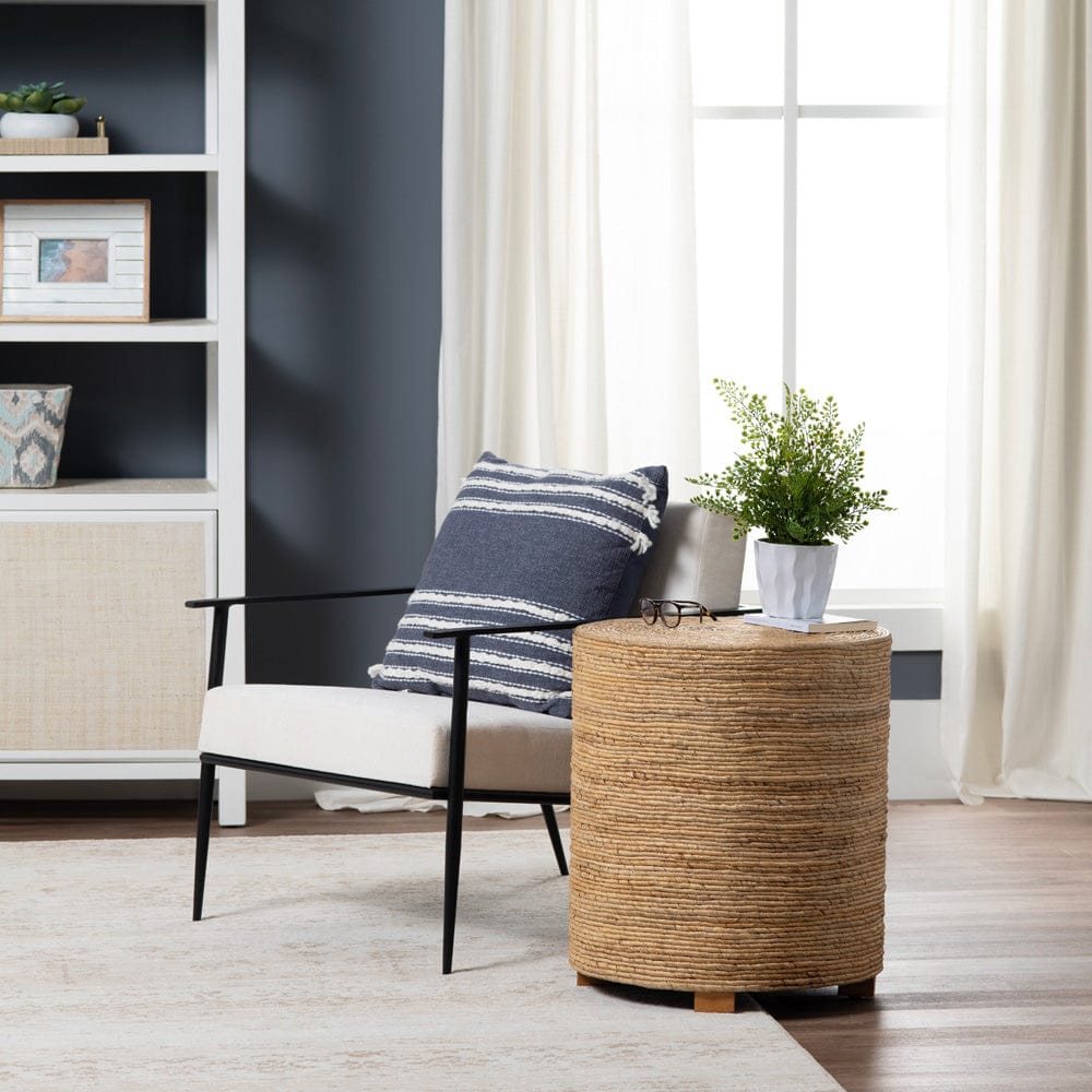 Crestview Collection - Costa Rica Round Tan Solid Wood Accent End Table - CVFDR1021 view 4
